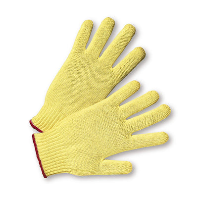 PIP Cut Resistant Gloves Seamless Knit DuPont Kevlar Glove - Regular Weight - Yellow - 1/DZ - 330-WC35K