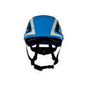 3M SecureFit Safety Helmet X5003VX-ANSI Blue Vented 4/Ea