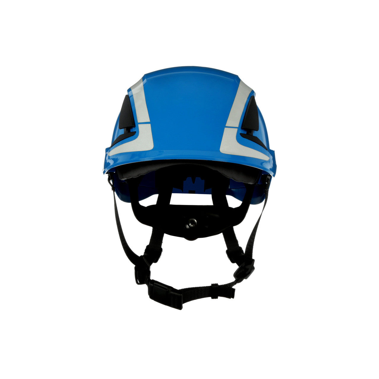 3M SecureFit Safety Helmet X5003VX-ANSI Blue Vented 4/Ea