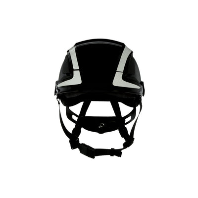 3M SecureFit Safety Helmet X5012VX-ANSI Black Vented 4/Ea