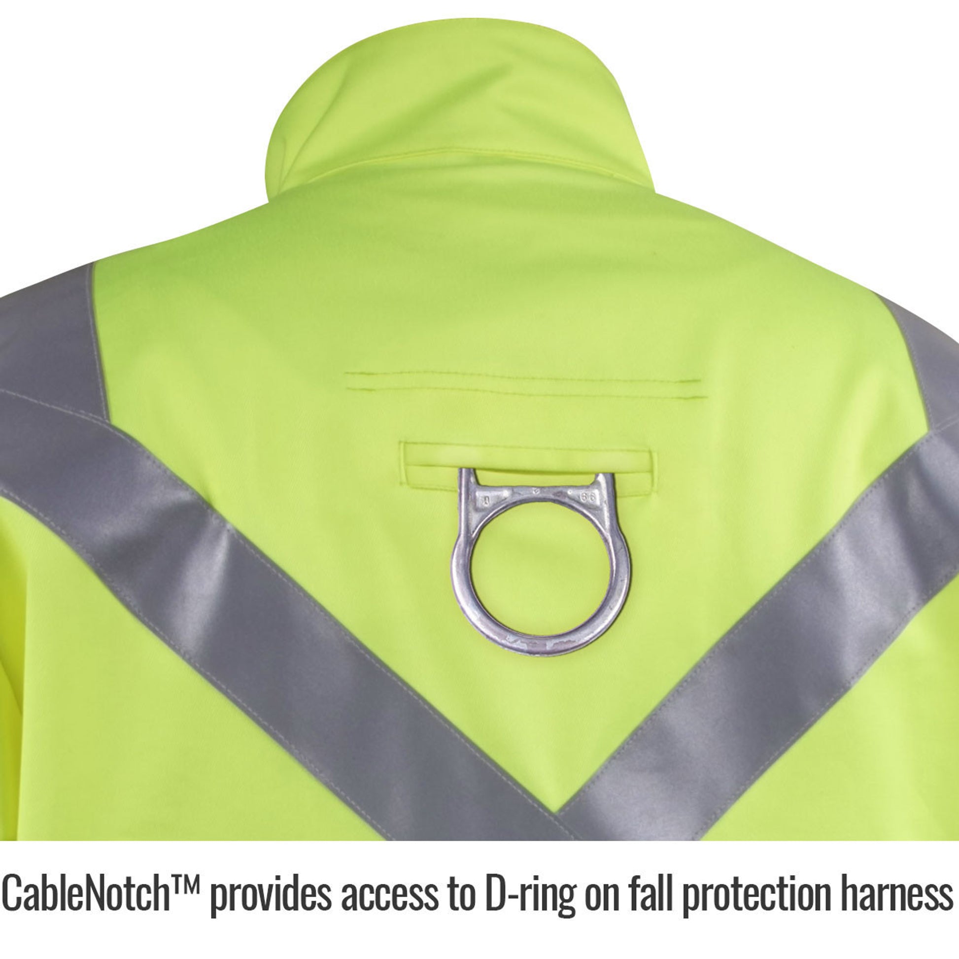 Revco Hi-Viz 9 oz. Welding Jacket with Reflective Stripes - JF1012-LM