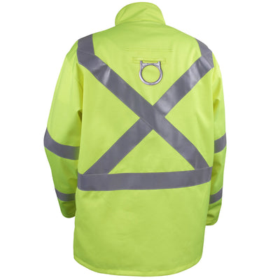 Revco Hi-Viz 9 oz. Welding Jacket with Reflective Stripes - JF1012-LM