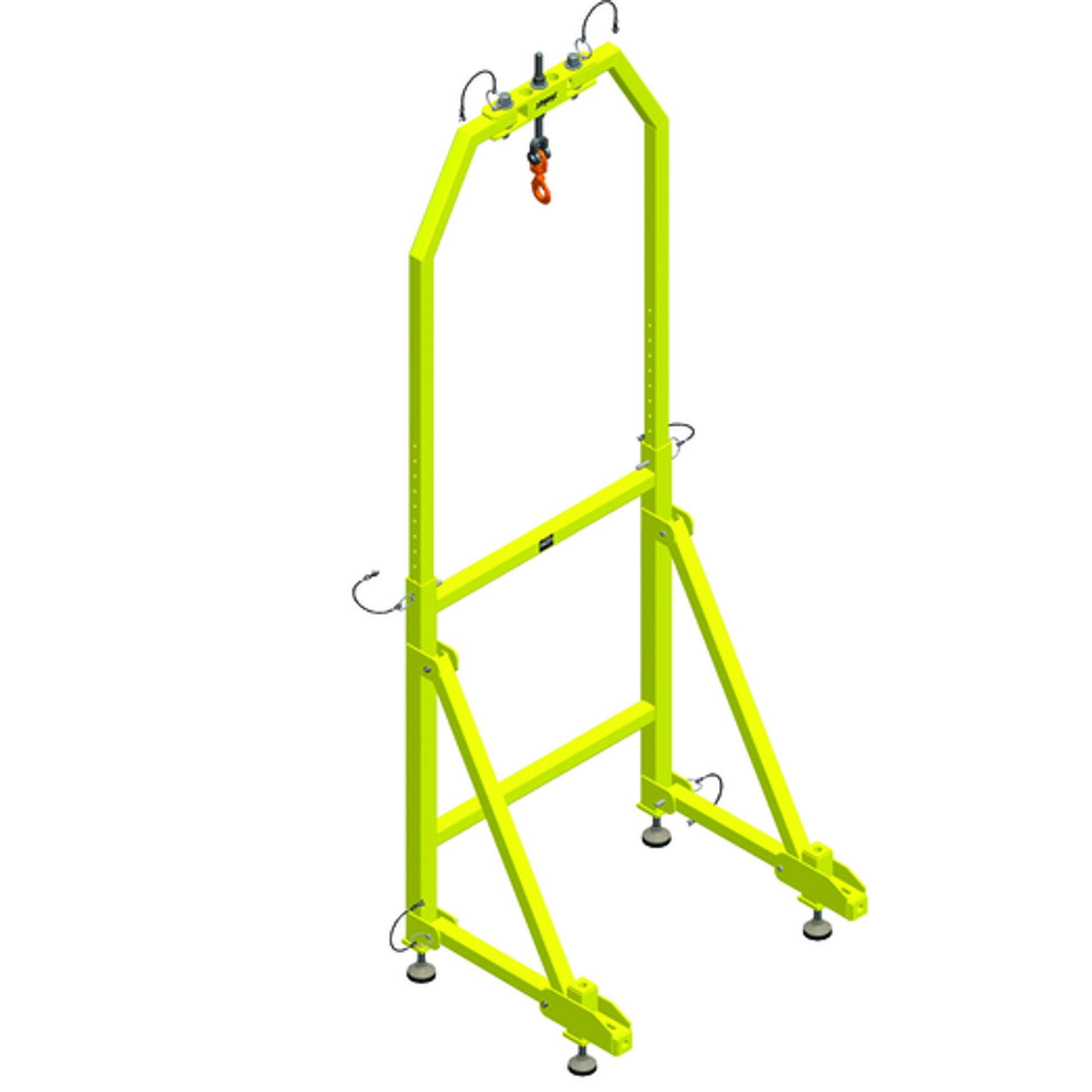 Xtirpa Pole Hoist Complete Confined Space Entry System w/ MSA Workman 50' SRL