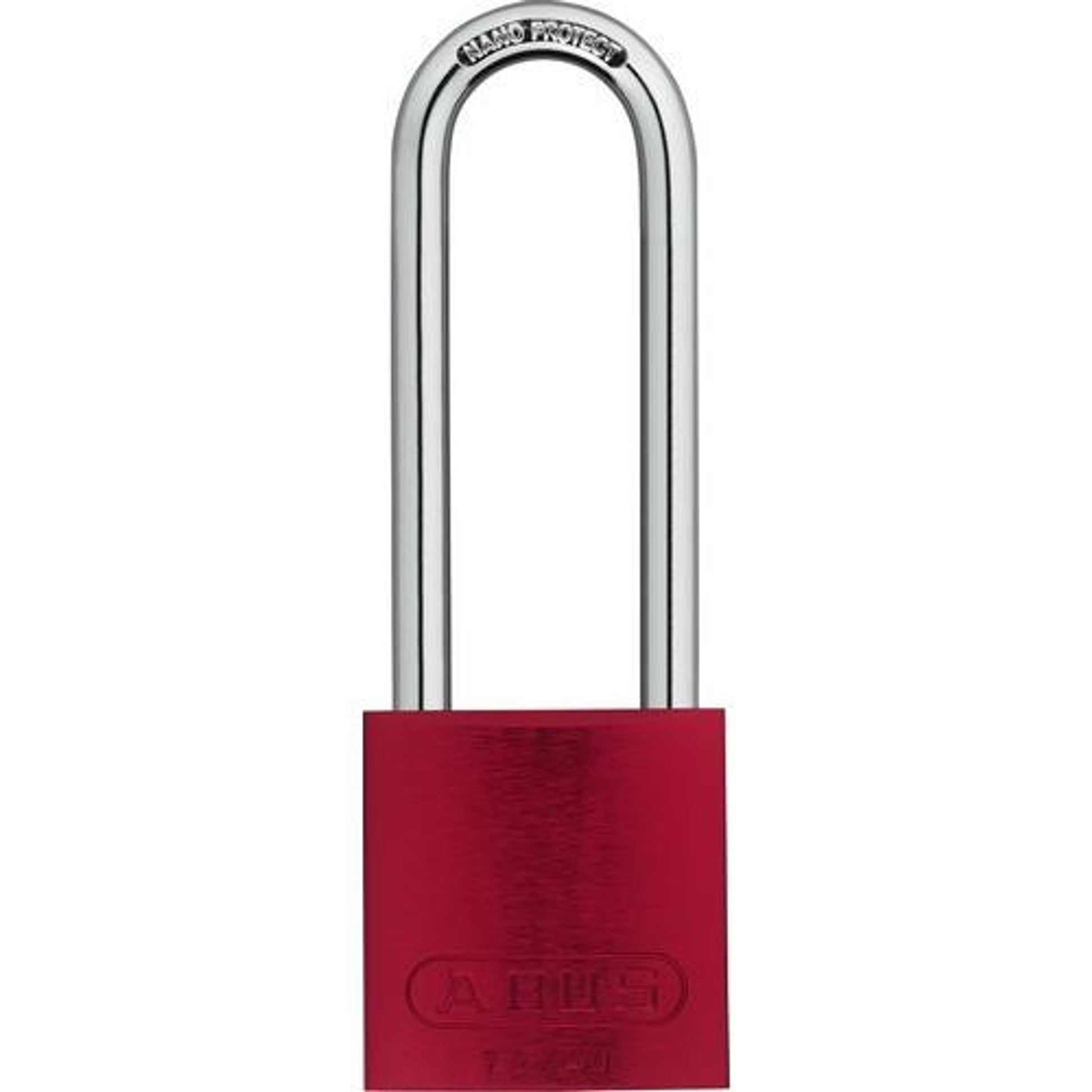 ABUS 72/40HB75 Aluminum 3" Safety Padlock Keyed Different - Red (72/40HB75 / 08504)