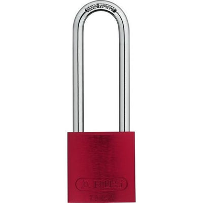 ABUS 72/40HB75 Aluminum 3" Safety Padlock Keyed Different - Red (72/40HB75 / 08504)