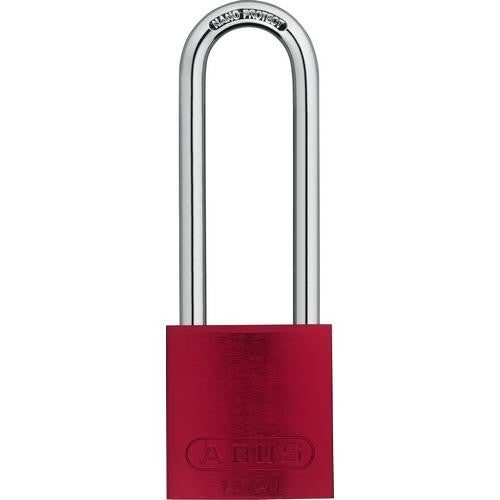 ABUS 72/40HB75 Aluminum 3" Safety Padlock Keyed Different - Red (72/40HB75 / 08504)