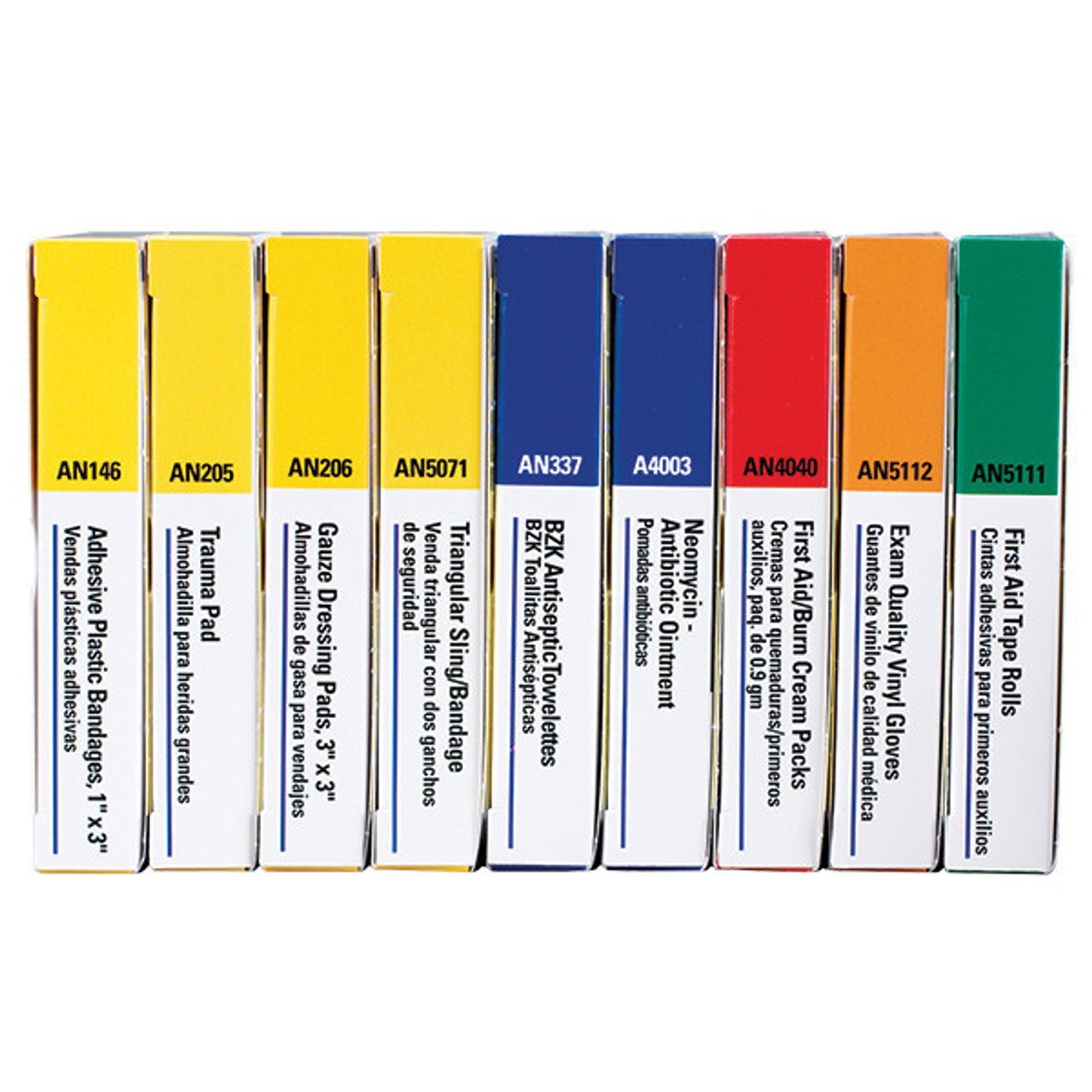 10-Unit Unitized First Aid Kit Refill Brick (For 238ANAC, 240ANAC)