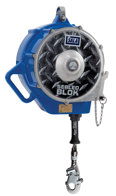 3M DBI-SALA Sealed-Blok 3-Way Retrieval Self-Retracting Lifeline with Bracket - Stainless Steel Cable,130 ft. OSHA - 3400171