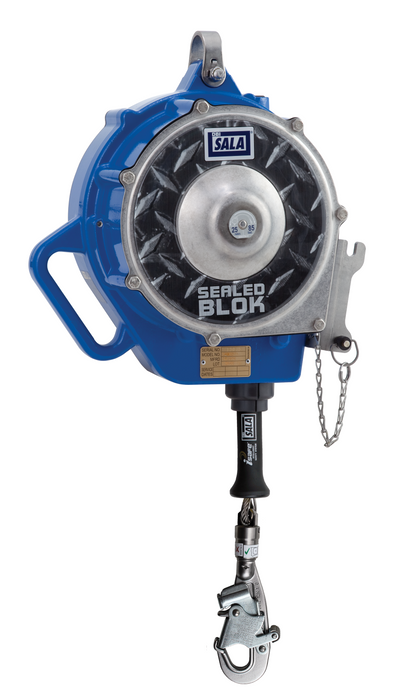 3M DBI-SALA Sealed-Blok 3-Way Retrieval Self-Retracting Lifeline with Bracket - Stainless Steel Cable - 85 ft. OSHA - 3400168