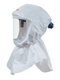3M Versaflo Replacement Hood with Inner Collar S-605-10 for Premium Head Suspension - 10/case