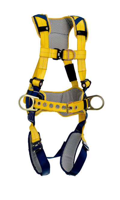 3M DBI-SALA Delta Comfort Construction Style Positioning/Climbing Harness 1100518 - Yellow - Medium