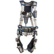 3M DBI-SALA ExoFit STRATA Construction Style Positioning/Climbing Harness 1112542 - Grey - Blue - Large