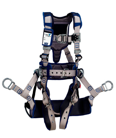 3M DBI-SALA ExoFit STRATA Comfort Tower Climbing/Positioning/Suspension Safety Harness - X-Large - 1112588