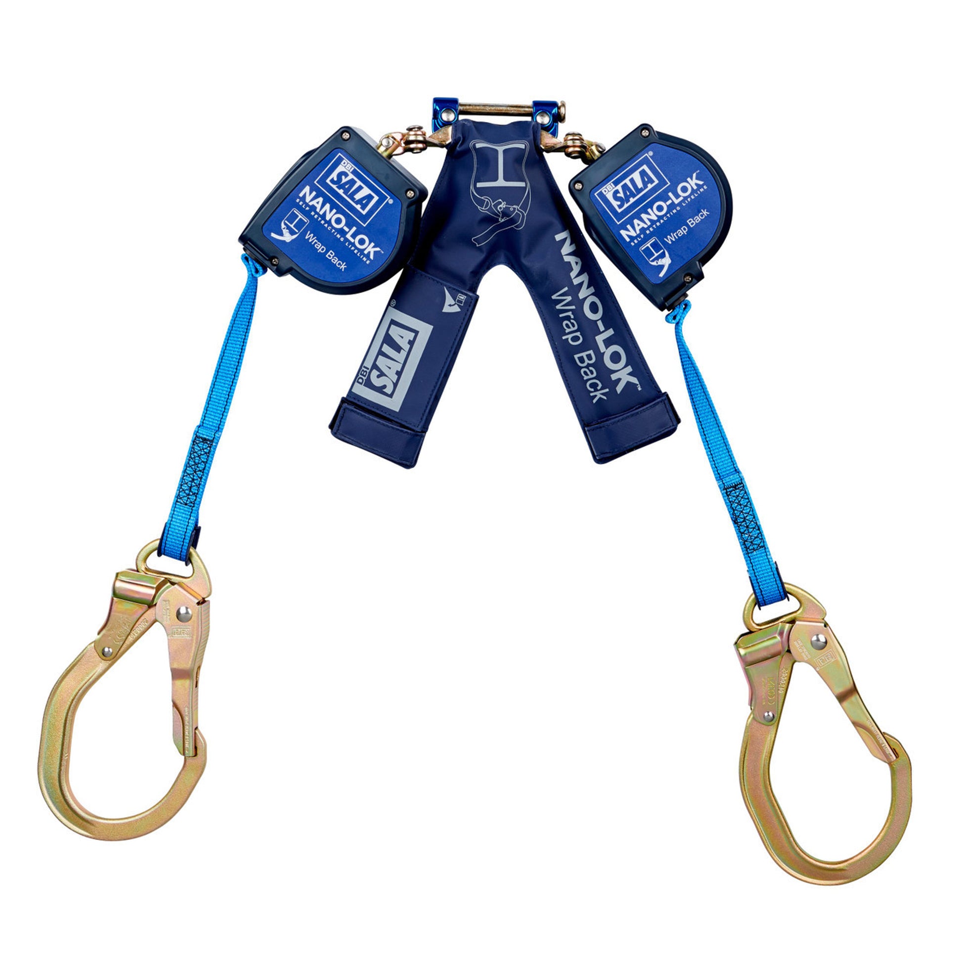 3M DBI-SALA Nano-Lok Wrap Back Self-Retracting Lifeline - Web 3101659 - Blue - 8 ft. (2.4m)