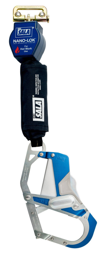 3M DBI-SALA Nano - Lok Quick Connect Self Retracting Lifeline - For Hot Work Use 3101674 - 6 ft