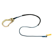 3M DBI-SALA Trigger X Replacement Tie-Back Rope Lanyard - Single Mode 1234099 - Blue - 10'