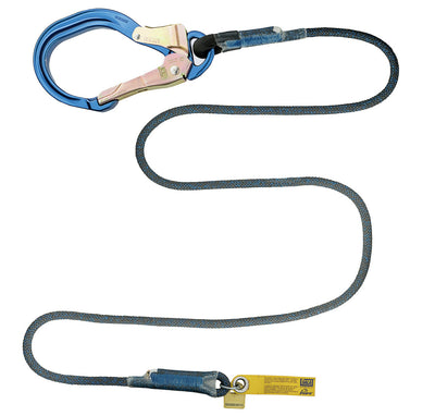3M DBI-SALA Trigger X Replacement Rope Lanyard - Single Mode 1234100 - Blue - 10ft