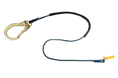 3M DBI-SALA Trigger X Replacement Tie - Back Rope Lanyard - Single Mode 1234096 - Blue - 8ft