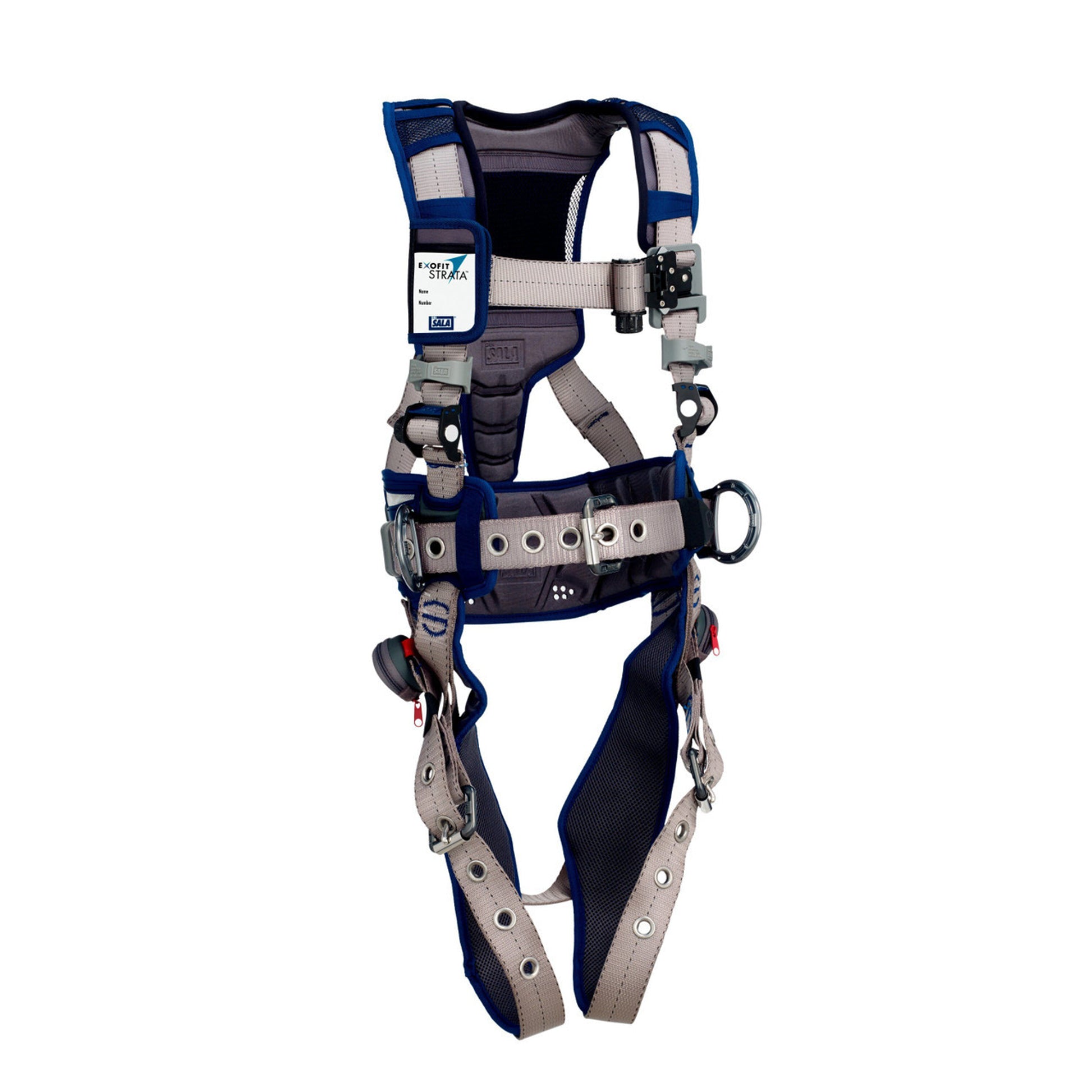 3M DBI-SALA ExoFit STRATA Construction Style Positioning Harness 1112568 - Grey - Blue - X-Large