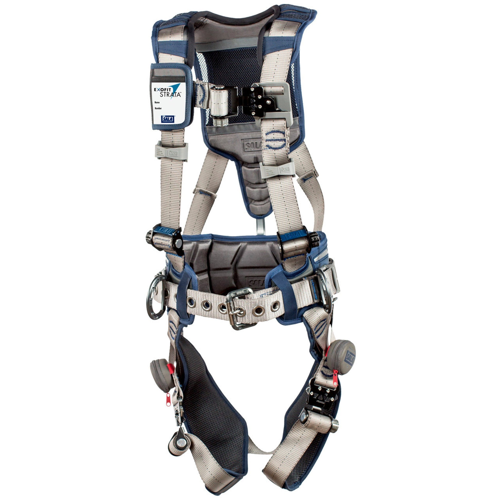 3M DBI-SALA ExoFit STRATA Construction Style Positioning Harness 1112538 - Grey - Blue - X-Large