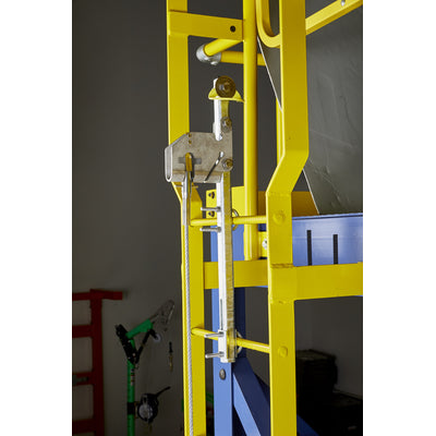 3M DBI-SALA Lad-Saf Cable Vertical Safety System Bracketry 6116613 - 2 User - Stainless Steel
