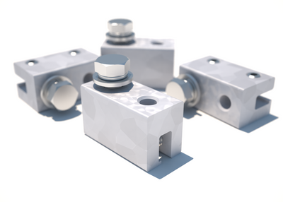 3M DBI-SALA E Maxi Clamp 4-Pack for Standing Seam Roof Top Anchor - Silver - 1 Pack - 7241206