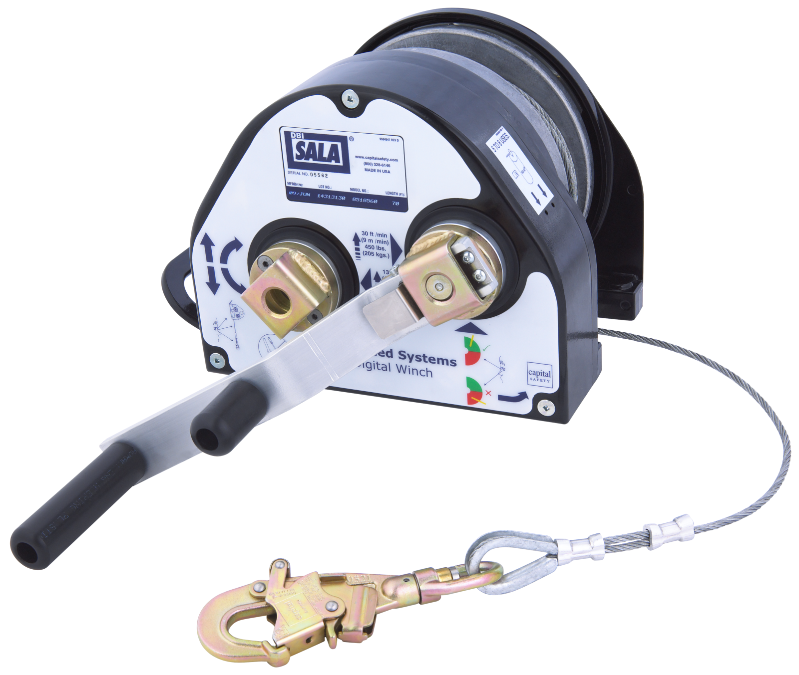 3M DBI-SALA Confined Space Winch - Power Drive - 8518571