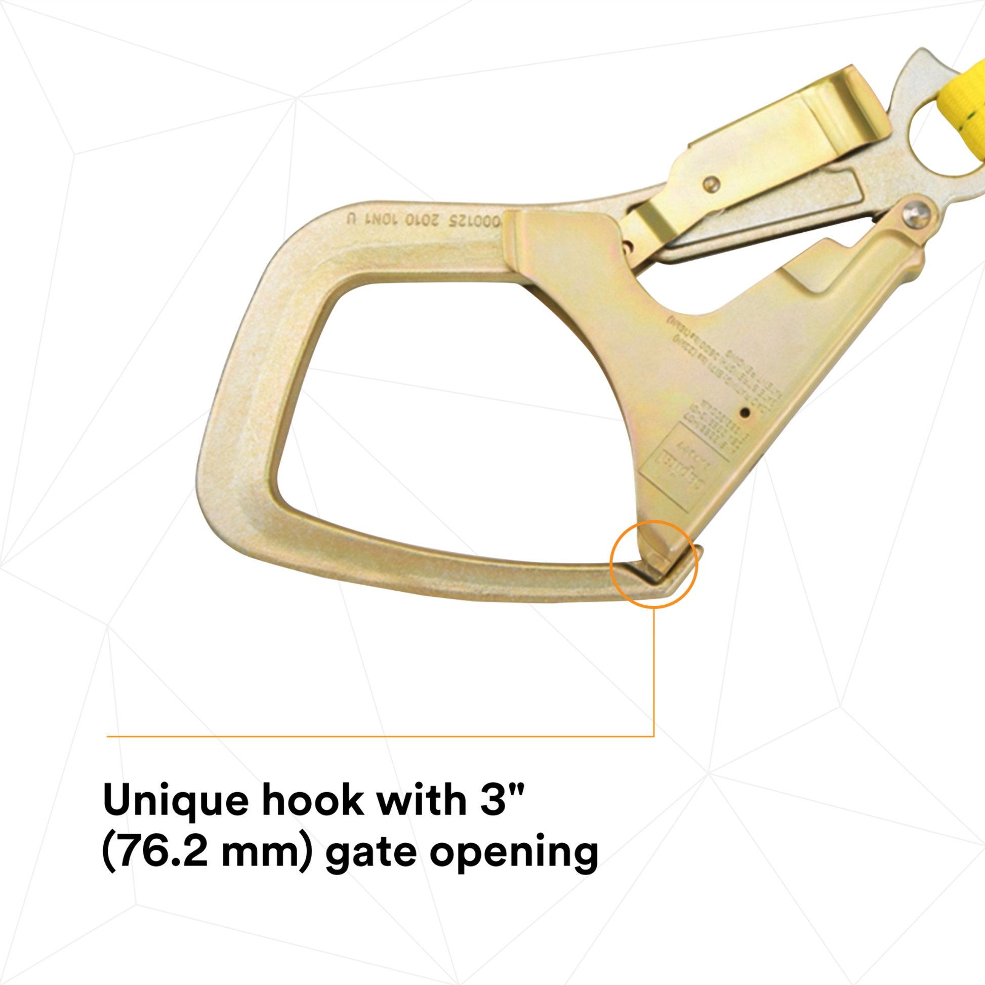 3M DBI-SALA Web D-ring Extension Anchor - Polyester - 1.58 ft - 1231305