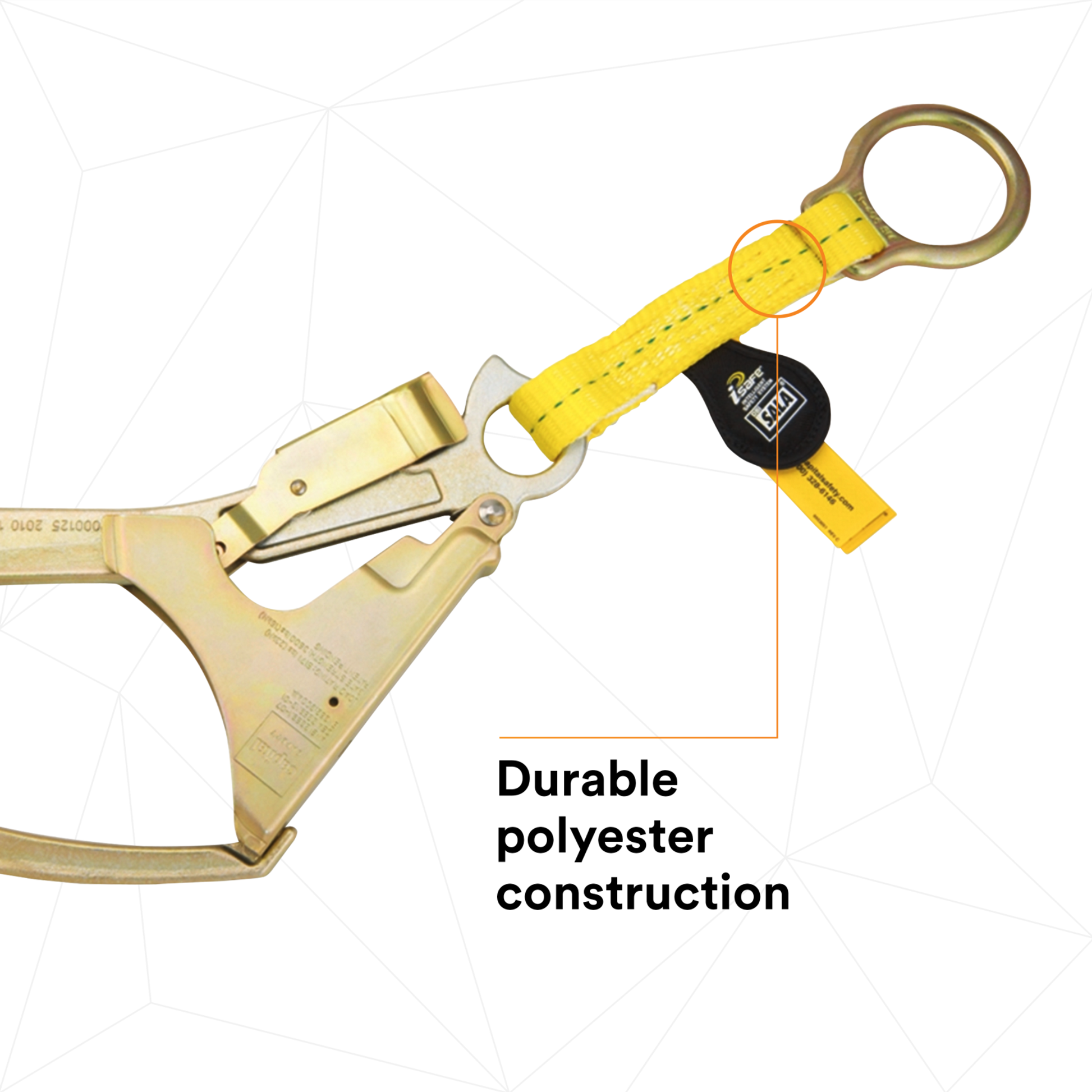 3M DBI-SALA Web D-ring Extension Anchor - Polyester - 1.58 ft - 1231305