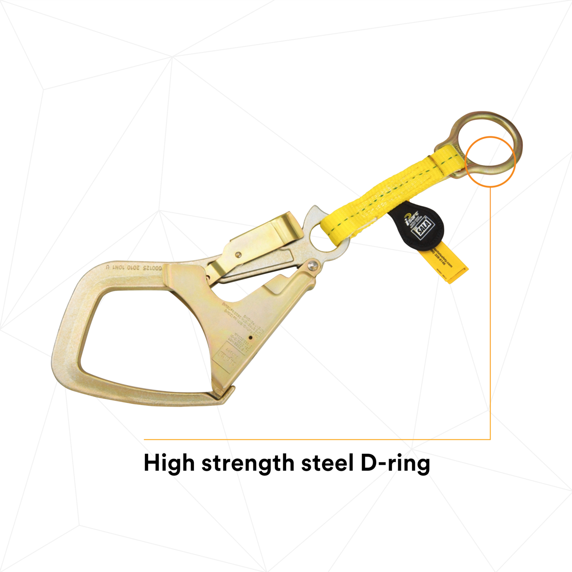 3M DBI-SALA Web D-ring Extension Anchor - Polyester - 1.58 ft - 1231305