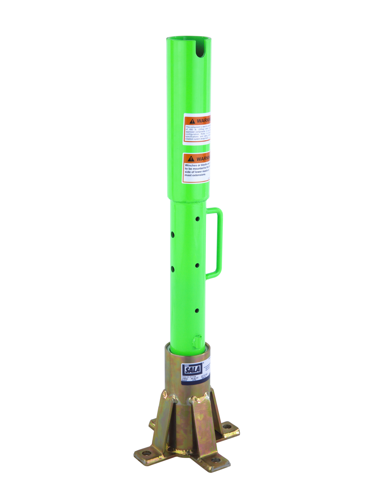 3M DBI-SALA Confined Space Floor Mounted Side Entry System Mast Extension - 24 in Height - 8510101