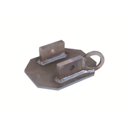 3M DBI-SALA Permanent Weld-On Uni-Anchor with Tie-Off Fall Arrest Post Base - Stainless Steel - 10 in x 8 in - 8517415