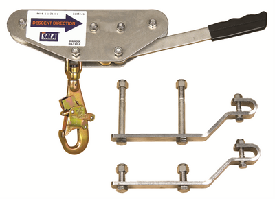 3M DBI-SALA Rollgliss Sloped High Speed Automatic Descender Hardware Kit - Galvanized Steel Hook - 3302977