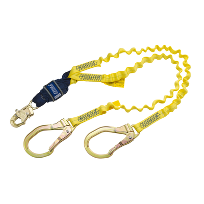 3M DBI-SALA EZ-Stop F2 100% Tie-Off Stretch Web Shock-Absorbing Lanyard - 6 ft - 1246144