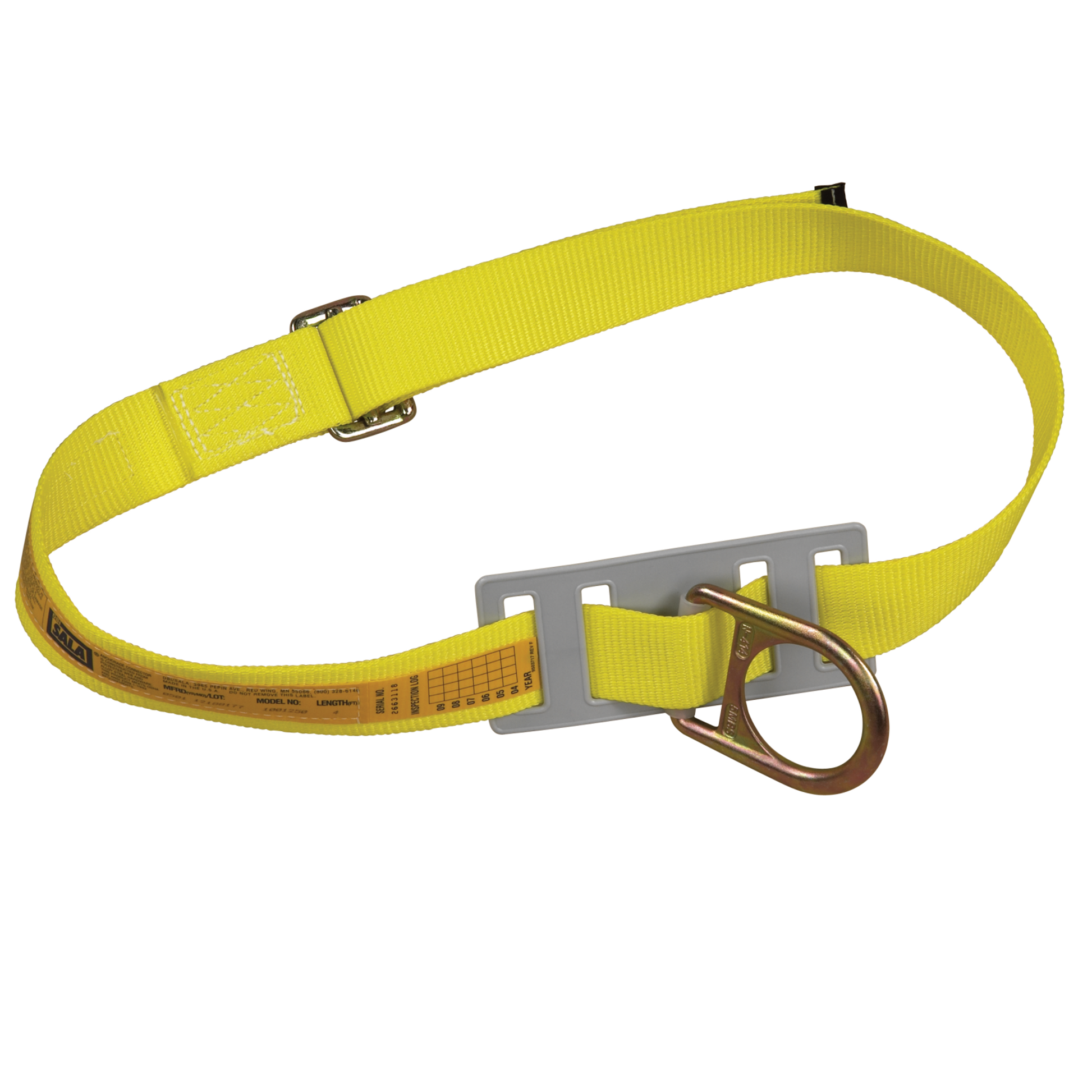 3M DBI-SALA Parachute Buckle Web Boom Belt - Polyester - 4 ft - 1001250