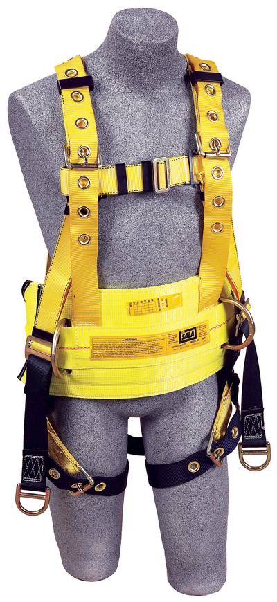3M DBI-SALA Delta Derrick Positioning/Suspension Safety Harness with Tongue Buckle Belt Connector - Small - 1106357