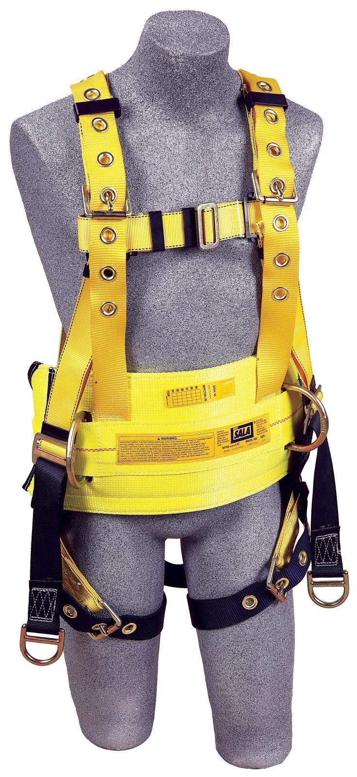 3M DBI-SALA Delta Derrick Positioning/Suspension Safety Harness with Tongue Buckle Belt Connector - Small - 1106357