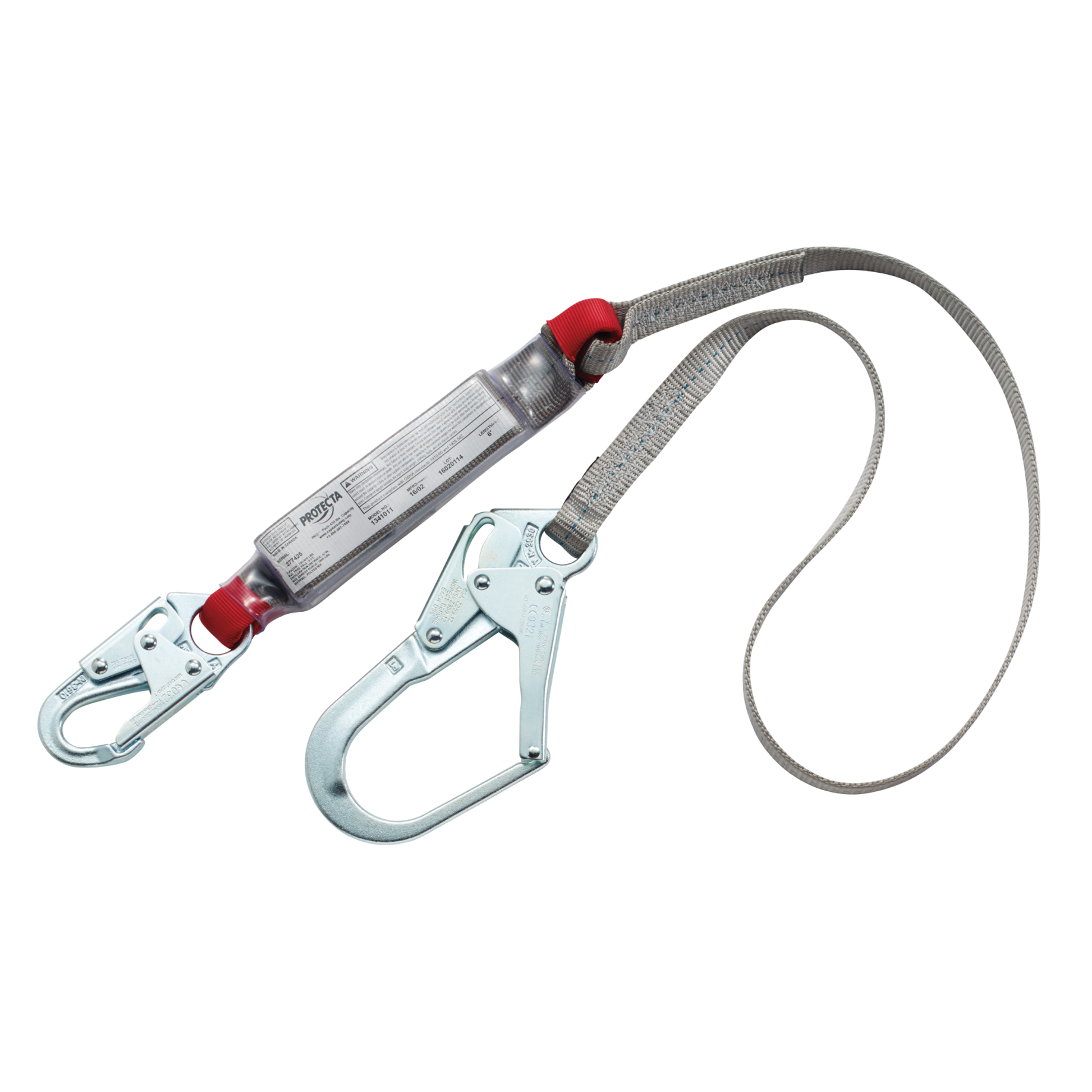 3M Protecta Web Shock-Absorbing Lanyard - 6 ft - 420 lb - 1341011