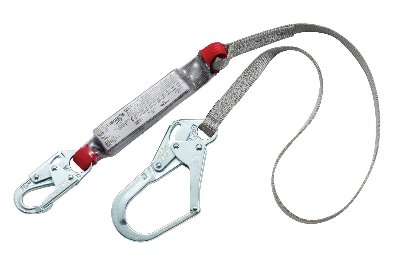 3M Protecta Web Shock-Absorbing Lanyard - 6 ft - 420 lb - 1341011