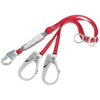 3M Protecta Tie-Back 100% Tie-Off Web Shock-Absorbing Lanyard - 6 ft - 1342201