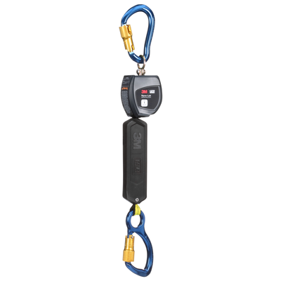 3M DBI-SALA Nano-Lok Personal Self-Retracting Lifeline with Anchor Hook - Web Aluminum Carabiner - 6 ft. - Class 1 - ANSI - 3100528