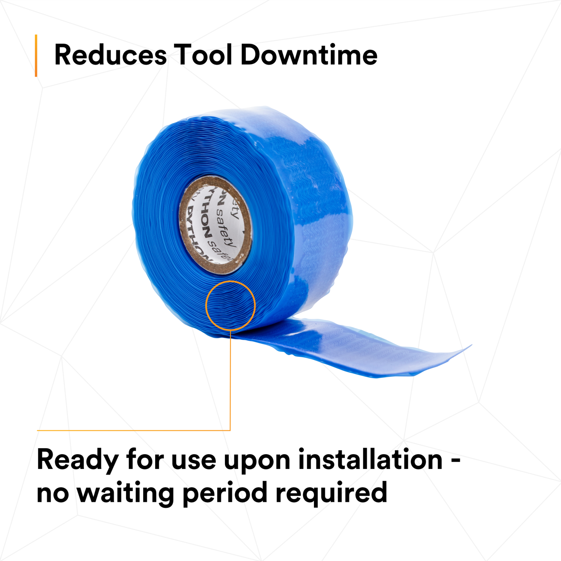 3M DBI-SALA Quick Wrap Tape II - Blue 1"x216" - 60/PAC - 1500173