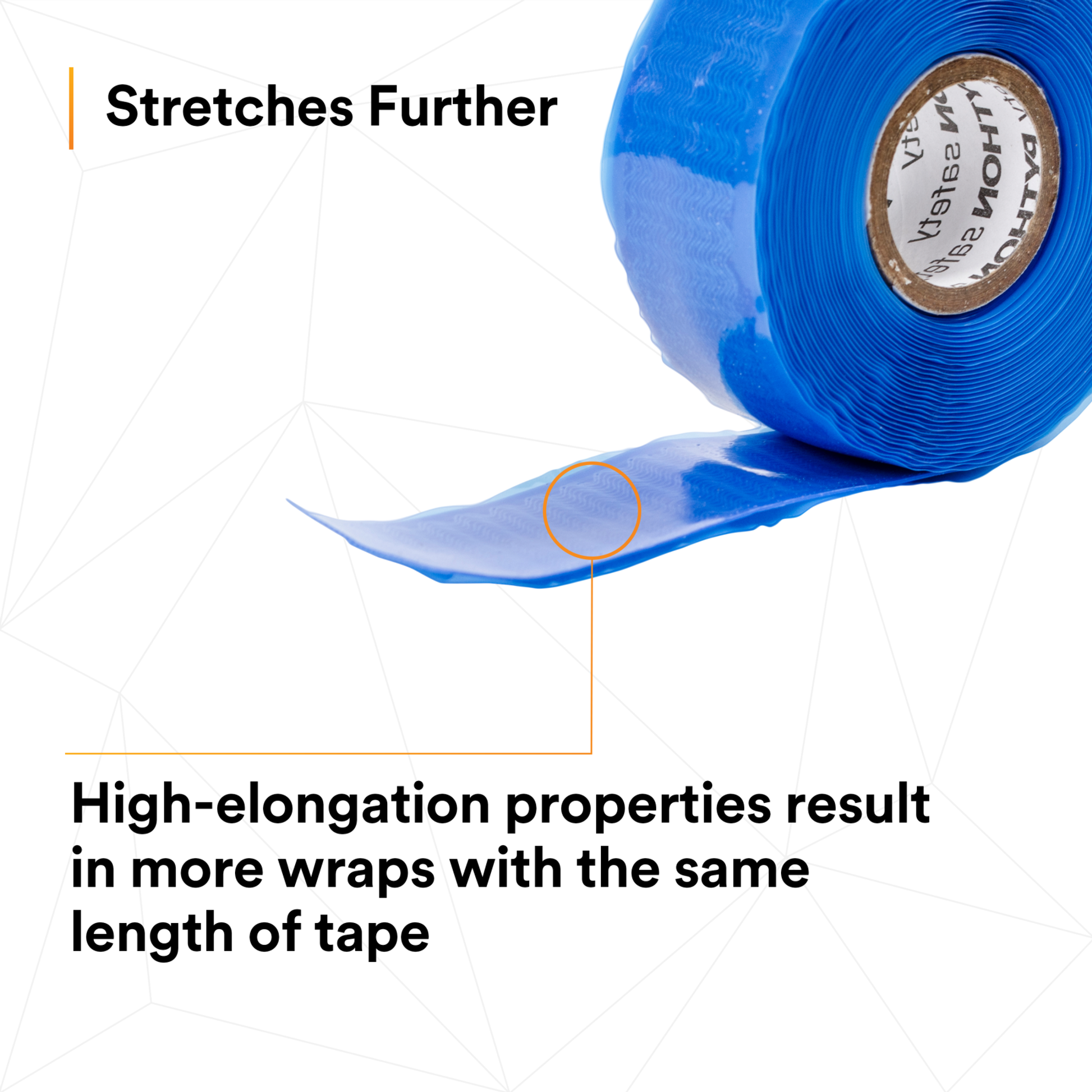 3M DBI-SALA Quick Wrap Tape II - Blue 1"x216" - 60/PAC - 1500173