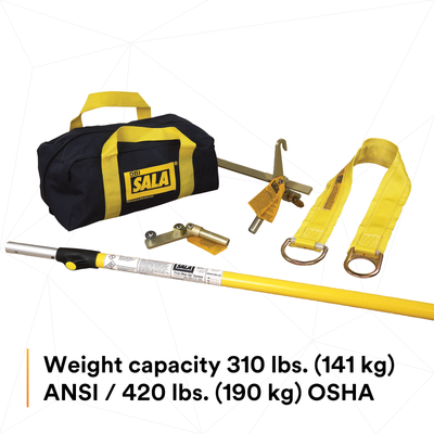 3M DBI-SALA Remote Anchor System - 8 - 16 ft Pole - 2 Hook Style Tools - 2104531