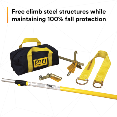 3M DBI-SALA Remote Anchor System - 8 - 16 ft Pole - 2 Hook Style Tools - 2104531