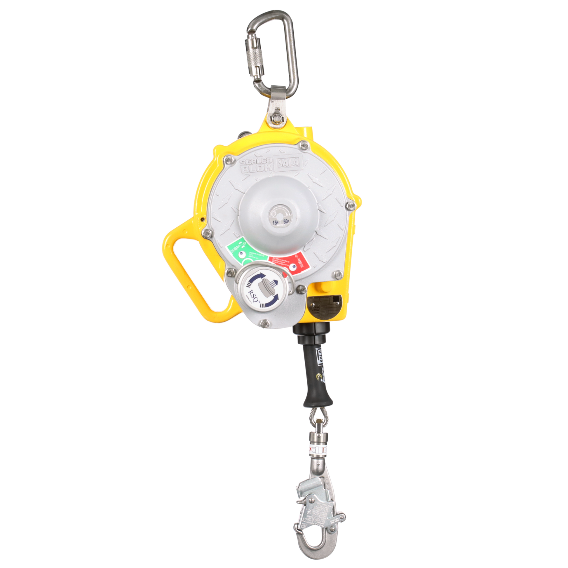3M DBI-SALA Sealed-Blok RSQ 3-Way Retrieval Self-Retracting Lifeline - Stainless Steel Cable - 50 ft - 3400165