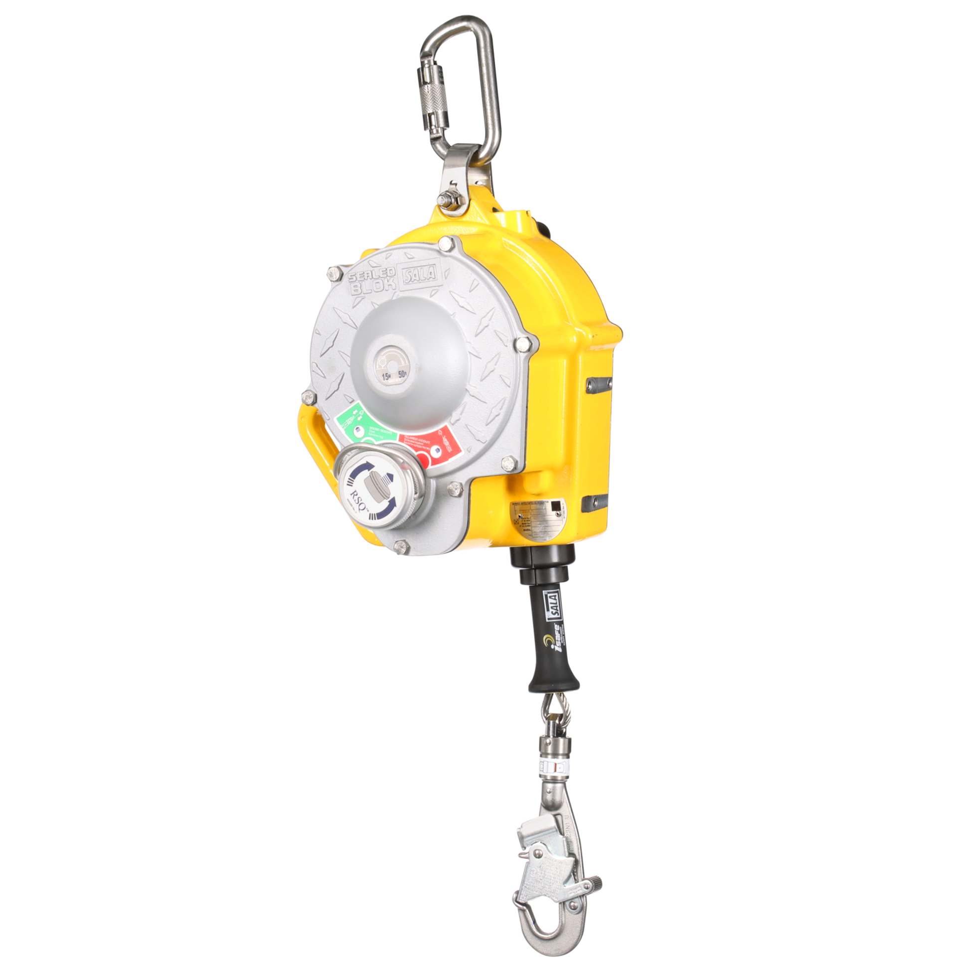 3M DBI-SALA Sealed-Blok RSQ 3-Way Retrieval Self-Retracting Lifeline - Stainless Steel Cable - 50 ft - 3400165