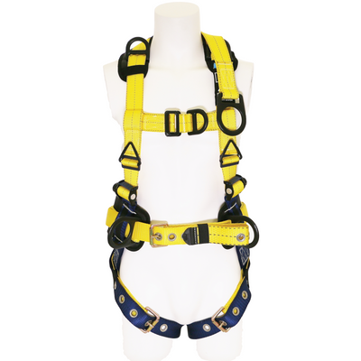 3M DBI-SALA Delta Construction Style Retrieval Safety Harness with Back D-ring Extension - N Blue X-Large - 1100380