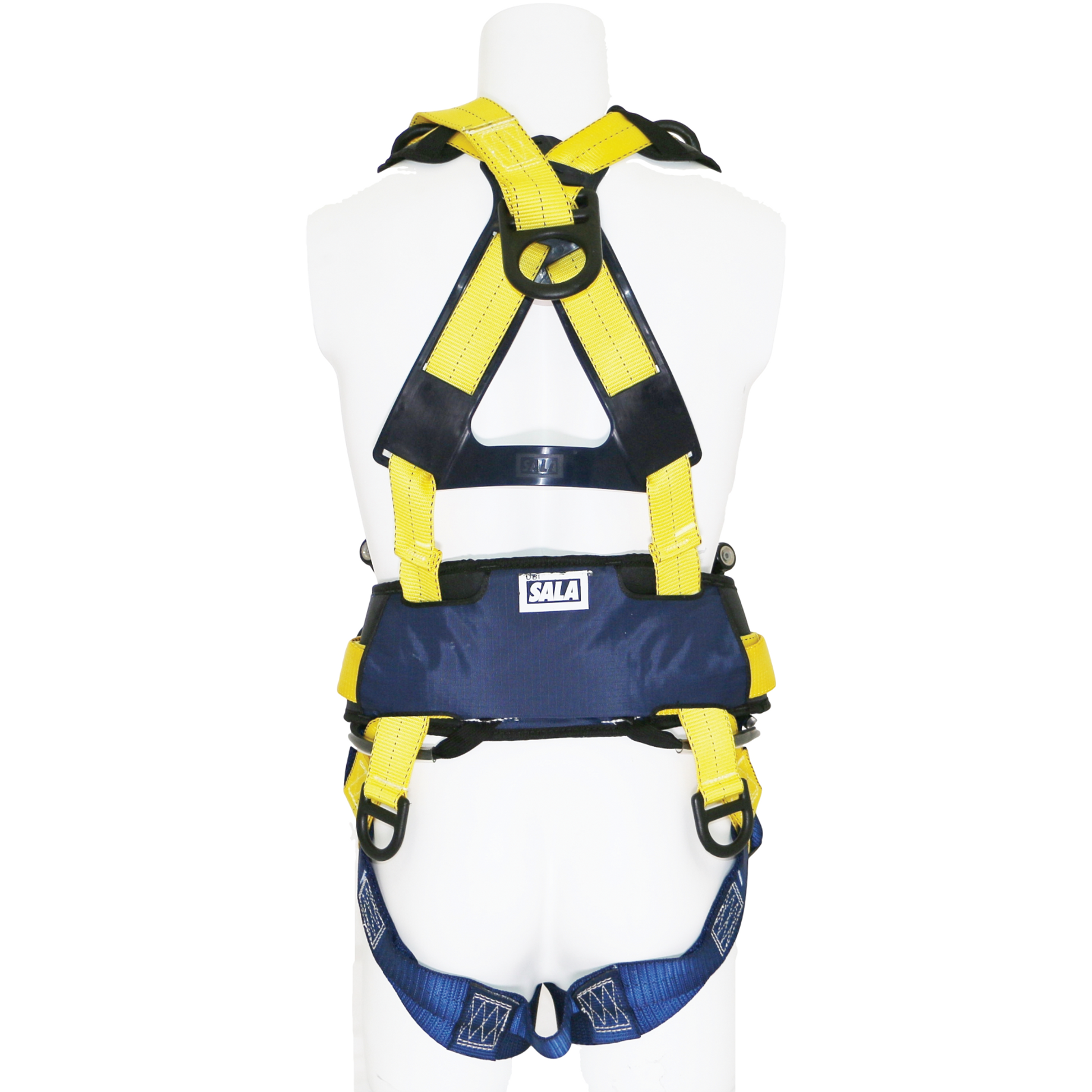 3M DBI-SALA Delta Construction Style Retrieval Safety Harness with Back D-ring Extension - N Blue X-Large - 1100380