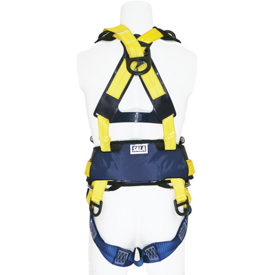 3M DBI-SALA Delta Construction Style Retrieval Safety Harness with Back D-ring Extension - N Blue X-Large - 1100380